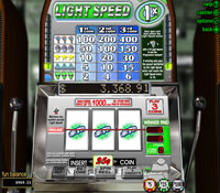 Light Speed Progressive Slots
