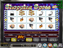 Shopping Spree Progressive Slots